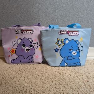 Care Bears Kids Tote Bag Set - Purple and Blue